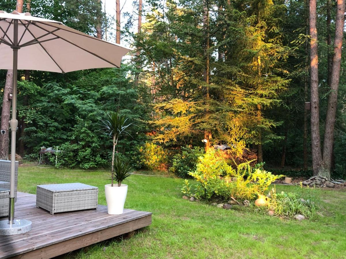 Ferienhaus Reetdach 1300Qm Privatgrundstueck Bootssteg Sauna Templin Luebbesee Uckermark Erholung Pur Seenplatte Petersdorf  Екстериор снимка