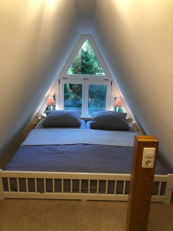Ferienhaus Reetdach 1300Qm Privatgrundstueck Bootssteg Sauna Templin Luebbesee Uckermark Erholung Pur Seenplatte Petersdorf  Екстериор снимка